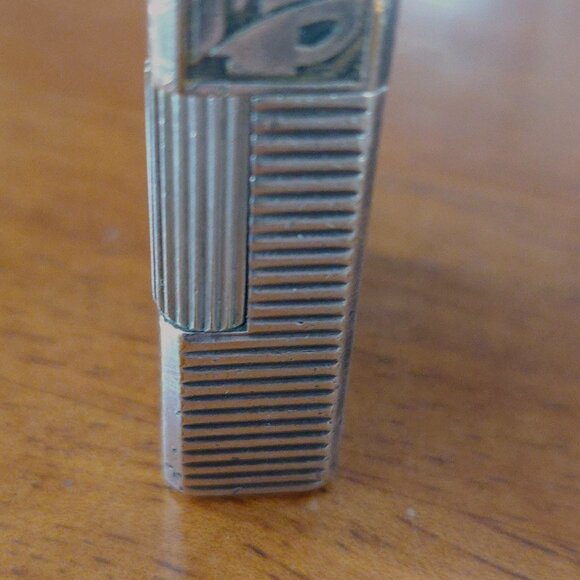 Vintage Lady S.T. Dupont Ligne 1 Silver Plated Lighter horizontal lines - Picture 5 of 9